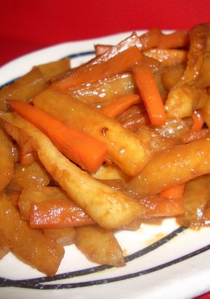 大根とにんじんの味噌炒め-レシピのメイン写真