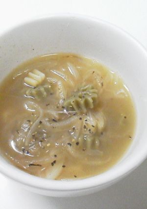 マカロニのオニオンコンソメスープ-レシピのメイン写真