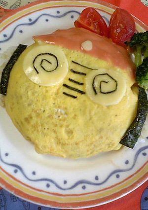 《ケロロ軍曹》クルル曹長カレーオムライス-レシピのメイン写真