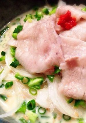 豆乳すりゴマ冷やしトゥるん豚しゃぶ麺-レシピのメイン写真
