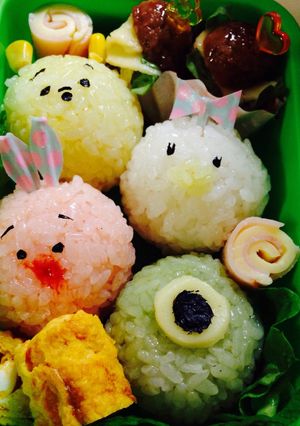 ツム・キャラ弁♡-レシピのメイン写真