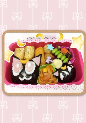 キャラ弁☆ルナ＆ルナP★セーラームーン-レシピのメイン写真