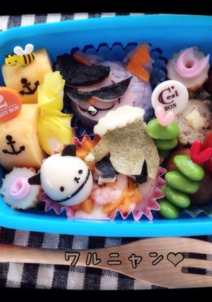 妖怪ウォッチよりワルニャン♡キャラ弁-レシピのメイン写真
