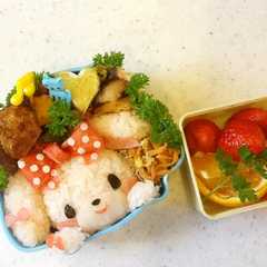 รูปของ 可愛い❤️ぼんぼんりぼんのキャラ弁❤️