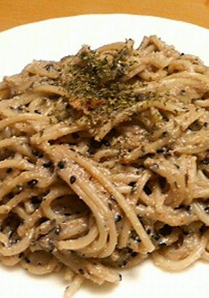 黒胡麻明太パスタ-レシピのメイン写真