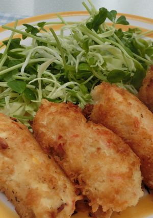 クリームコロッケ♡中身は豆腐とはんぺんと-レシピのメイン写真
