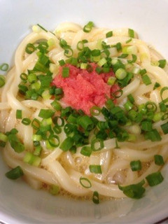 冷凍うどんで簡単♪釜玉うどん-レシピのメイン写真