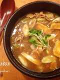 簡単カレー南蛮♪残り物のカレー＆めんつゆ