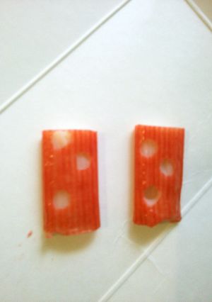 *お弁当に♪水玉カニカマ*-レシピのメイン写真