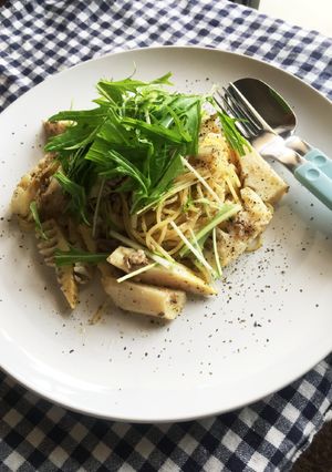 竹の子入り★オイルサーディンのパスタ〜-レシピのメイン写真