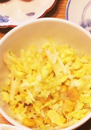 キャベツとコーンのシンプルサラダ-レシピのメイン写真