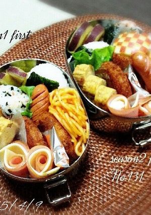 今日の高校生弁当20150409-レシピのメイン写真