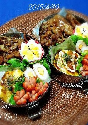 今日の高校生弁当20150410-レシピのメイン写真