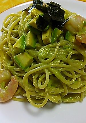 アボカドの冷製パスタ-レシピのメイン写真