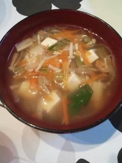残った切り干し大根の煮物で和風スープ!-レシピのメイン写真