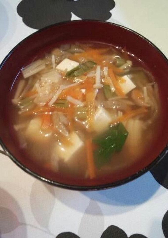 残った切り干し大根の煮物で和風スープ！-レシピのメイン写真