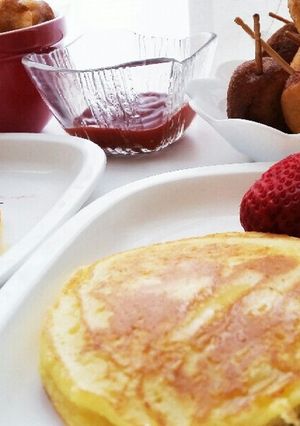 おから!?でしっとり♡♡ホットケーキ-レシピのメイン写真
