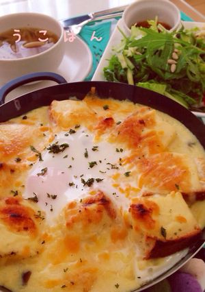 ♡フライパンひとつでパングラタン♡-レシピのメイン写真