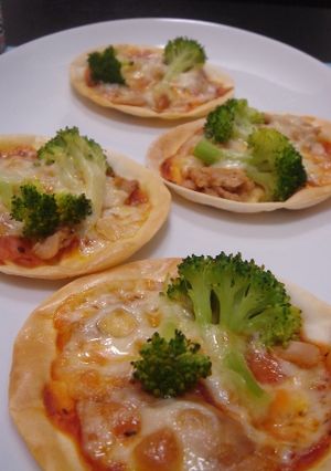 ササっとパリパリピザ-レシピのメイン写真