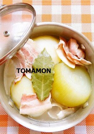 簡単薄味✿ベーコン丸ごとポテトのポトフ-レシピのメイン写真