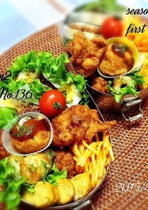 今日の高校生弁当20150416-レシピのメイン写真