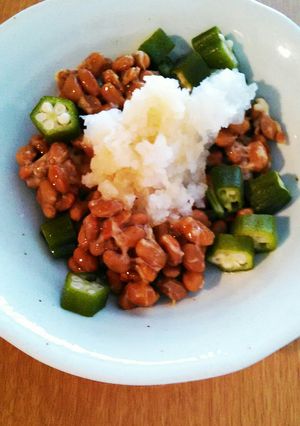 納豆とおくら＋だいこんおろし-レシピのメイン写真