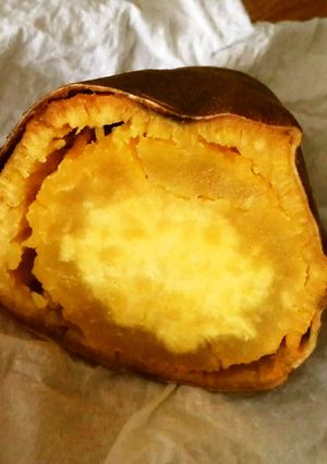 裏技！モサモサ焼き芋をホクホクねっとりに-レシピのメイン写真