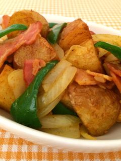 新ジャガと新玉ねぎのカレー炒め-レシピのメイン写真