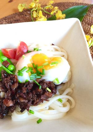 台湾のピリ辛肉味噌・まぜまぜ麺-レシピのメイン写真