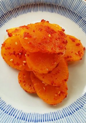 韓国食堂のピリ辛たくあん-レシピのメイン写真