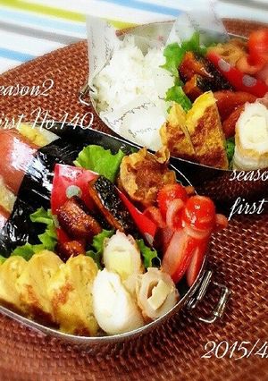 今日の高校生弁当20150422-レシピのメイン写真