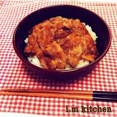 超簡単♡スパイシー豚バラ丼-レシピのメイン写真