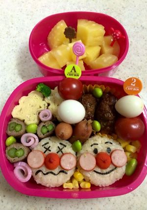 アンパンマン キャラ弁-レシピのメイン写真