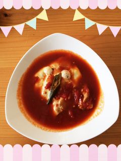 チーズがとろん♩オクラとチキンのトマト煮-レシピのメイン写真