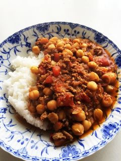 ひよこ豆の手作りキーマカレー-レシピのメイン写真