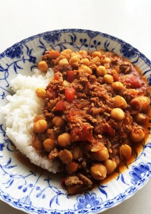 ひよこ豆の手作りキーマカレー-レシピのメイン写真