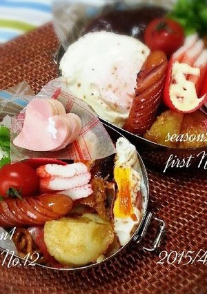 今日の高校生弁当20150423-レシピのメイン写真