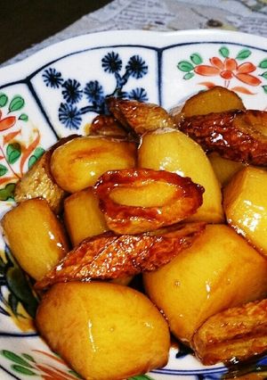 黄金比②活用　しゃがいもとちくわの煮もの-レシピのメイン写真