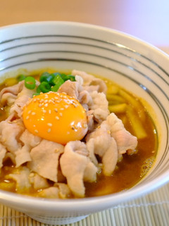 豚しゃぶカレーうどん-レシピのメイン写真