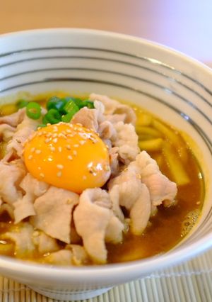豚しゃぶカレーうどん-レシピのメイン写真