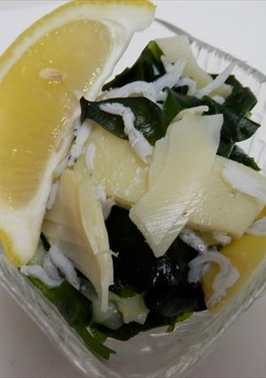 簡単♪姫皮と若布のしらす和え【筍三昧1】-レシピのメイン写真