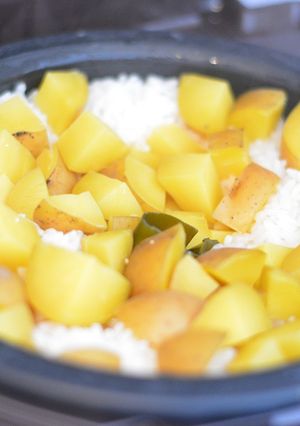 インカの目覚め炊き込みご飯-レシピのメイン写真