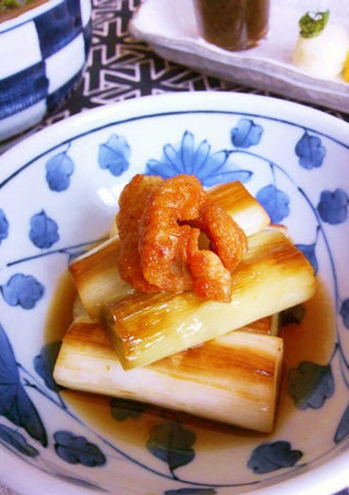 焼きネギと鶏皮のポン酢漬け！-レシピのメイン写真