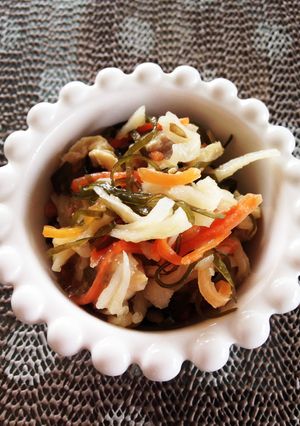絶品！鶏肉と切昆布、切干し大根の炒め煮！-レシピのメイン写真