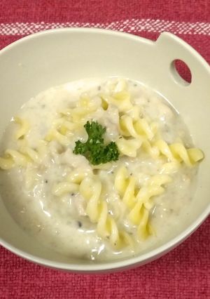 カンタン、本格！茸と鶏のホワイトソース-レシピのメイン写真