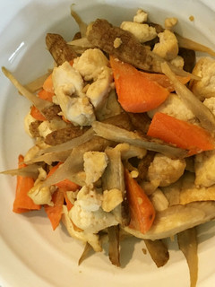 ごぼうとにんじんの炒り豆腐-レシピのメイン写真