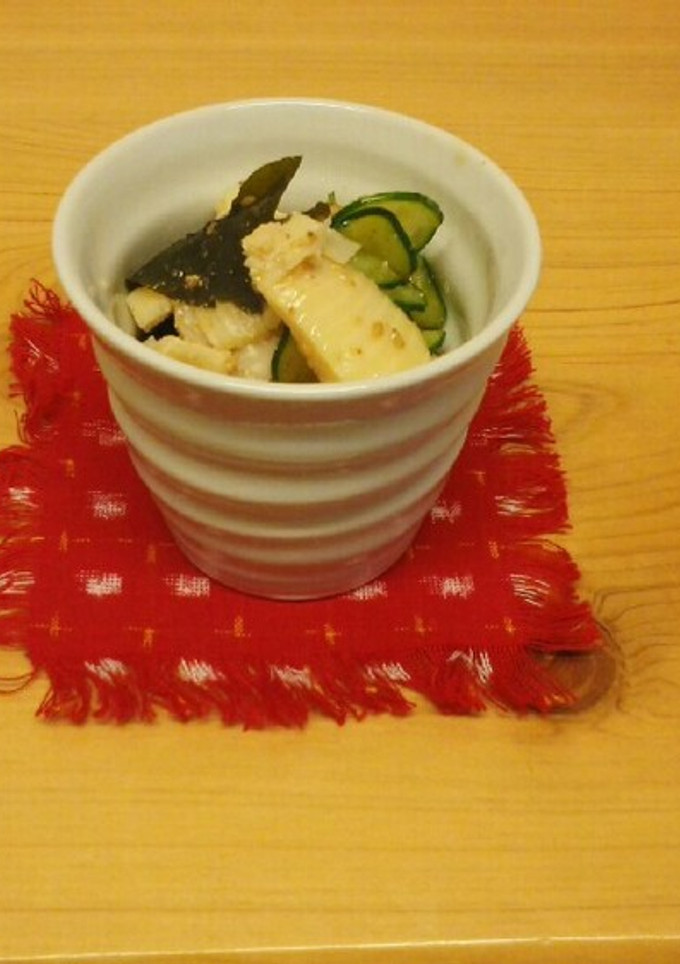 筍とわかめの酢の物-レシピのメイン写真