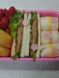 クルクルサンドとハムカツサンド-レシピのメイン写真