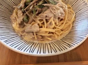 シャキシャキゴボウのクリームパスタ-レシピのメイン写真