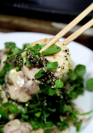 クレソンと鶏のサラダ-レシピのメイン写真